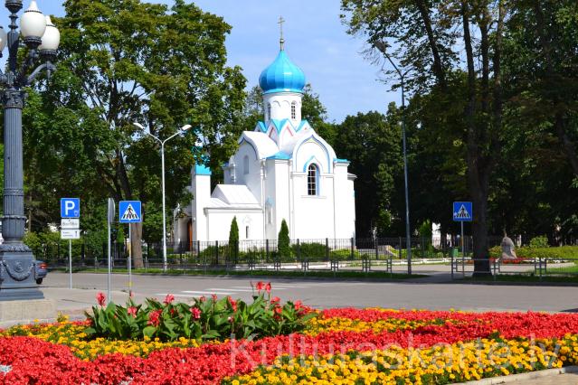 Sv. A. Ņevska pareizticīgo kapela A.Pumpura skvērā